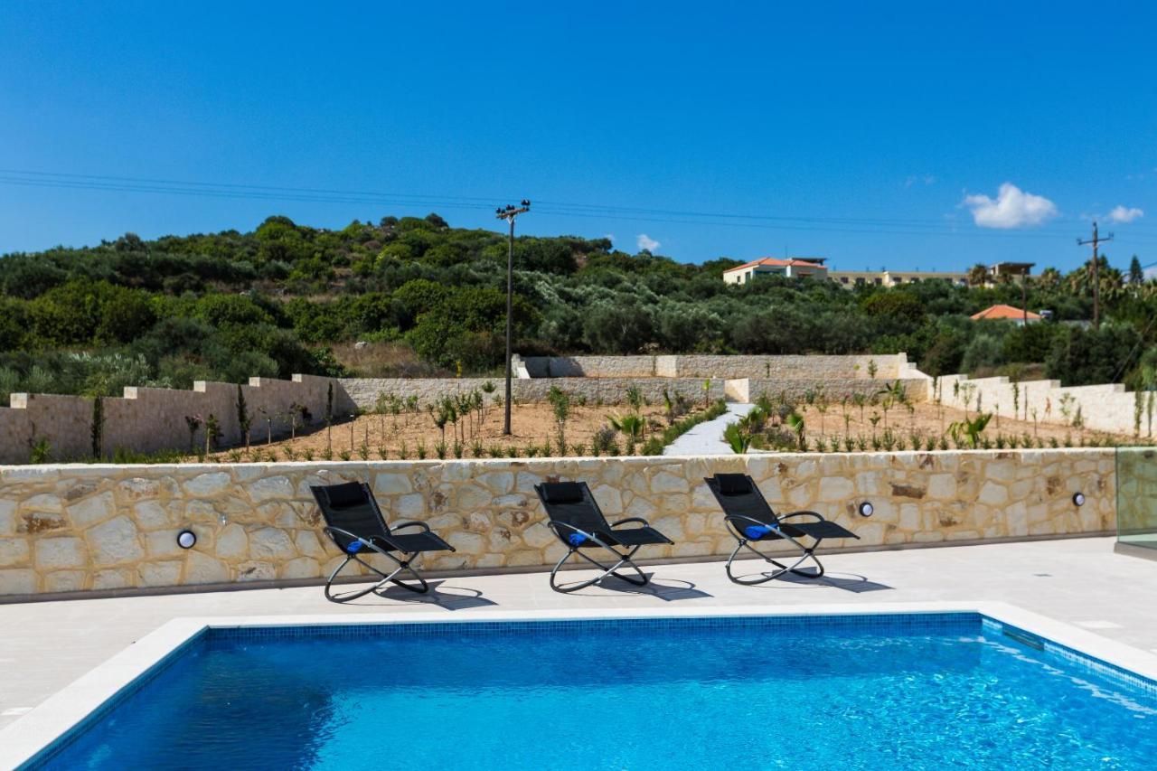 Eudora Luxury Stone Villa Almirida Eksteriør bilde