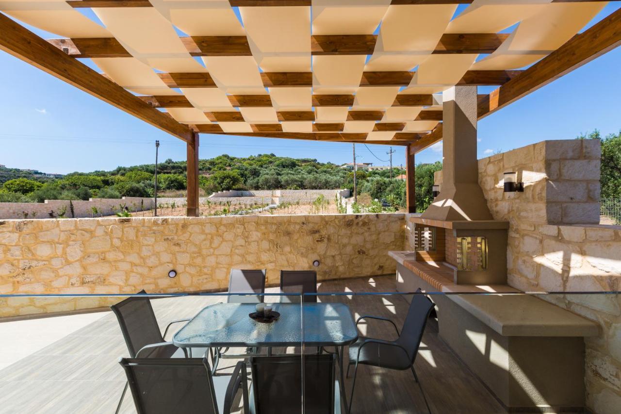 Eudora Luxury Stone Villa Almirida Eksteriør bilde