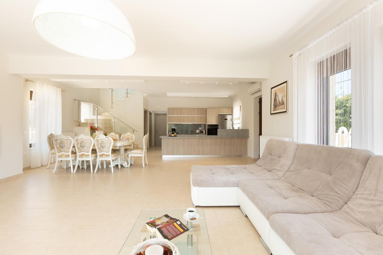 Eudora Luxury Stone Villa Almirida Eksteriør bilde
