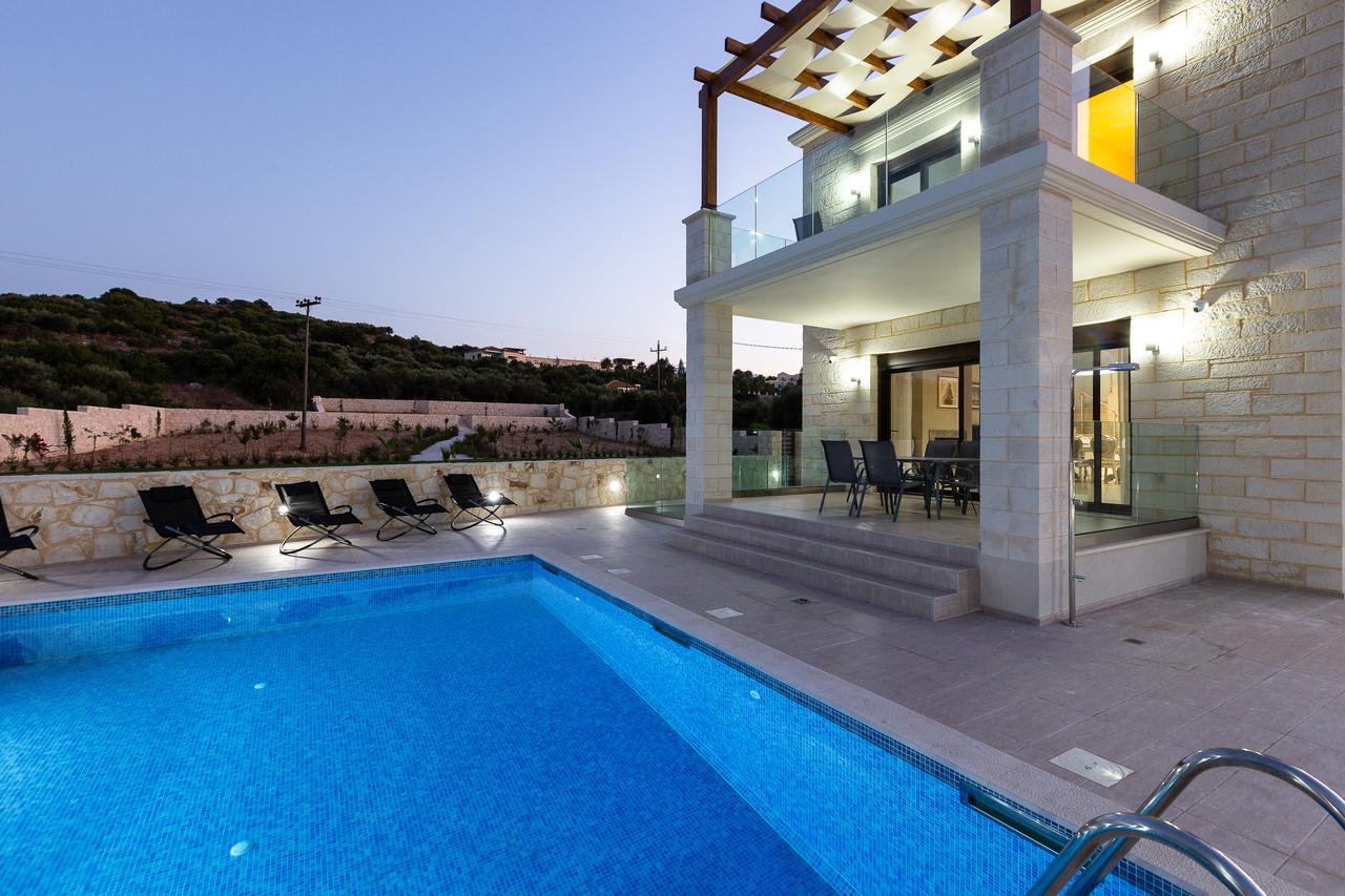 Eudora Luxury Stone Villa Almirida Eksteriør bilde