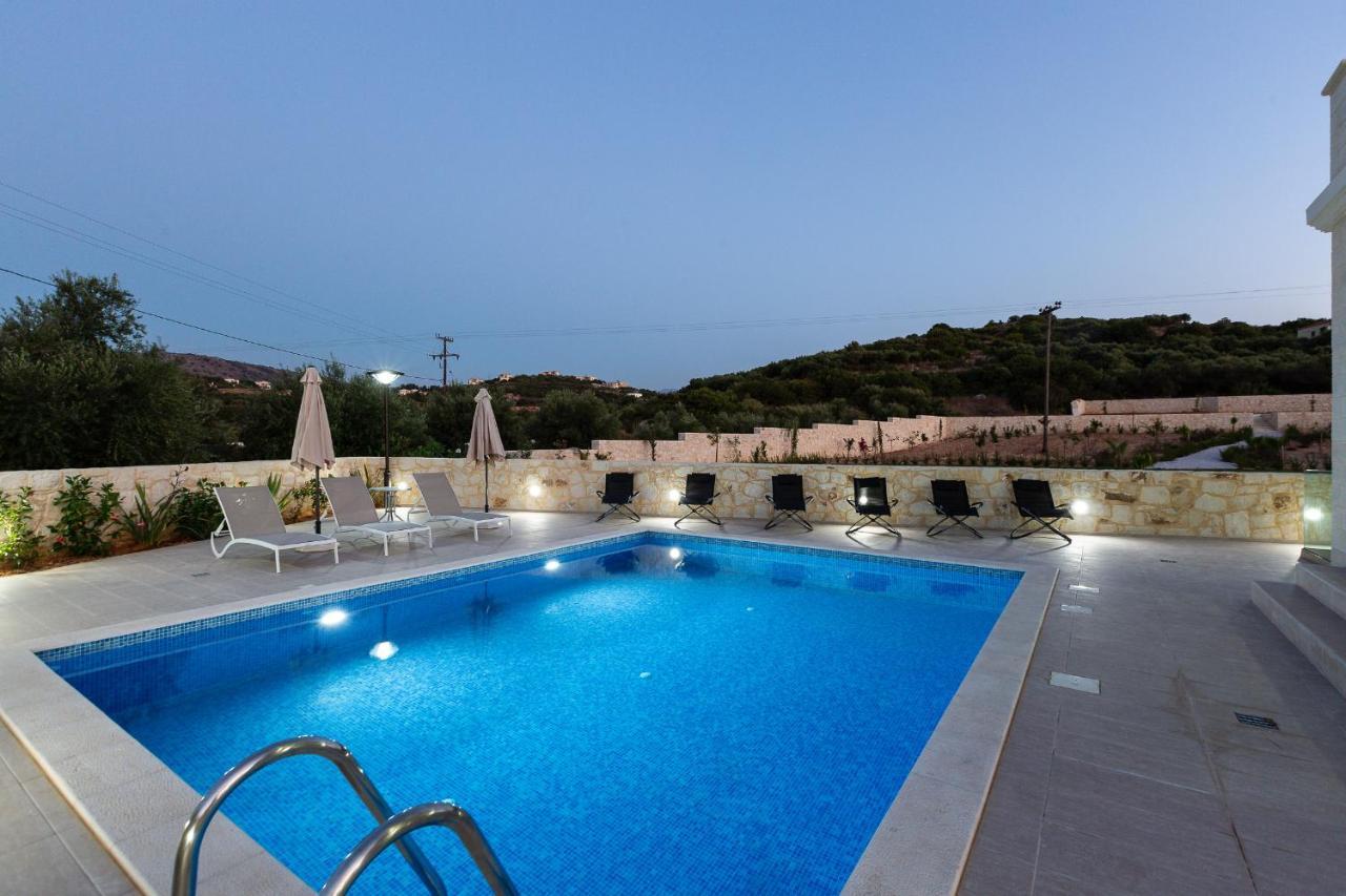 Eudora Luxury Stone Villa Almirida Eksteriør bilde