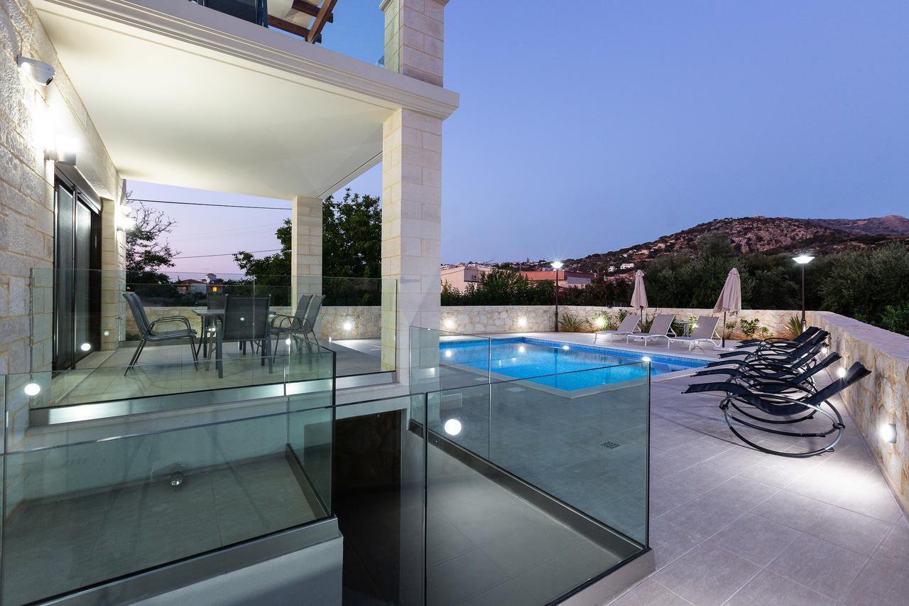 Eudora Luxury Stone Villa Almirida Eksteriør bilde