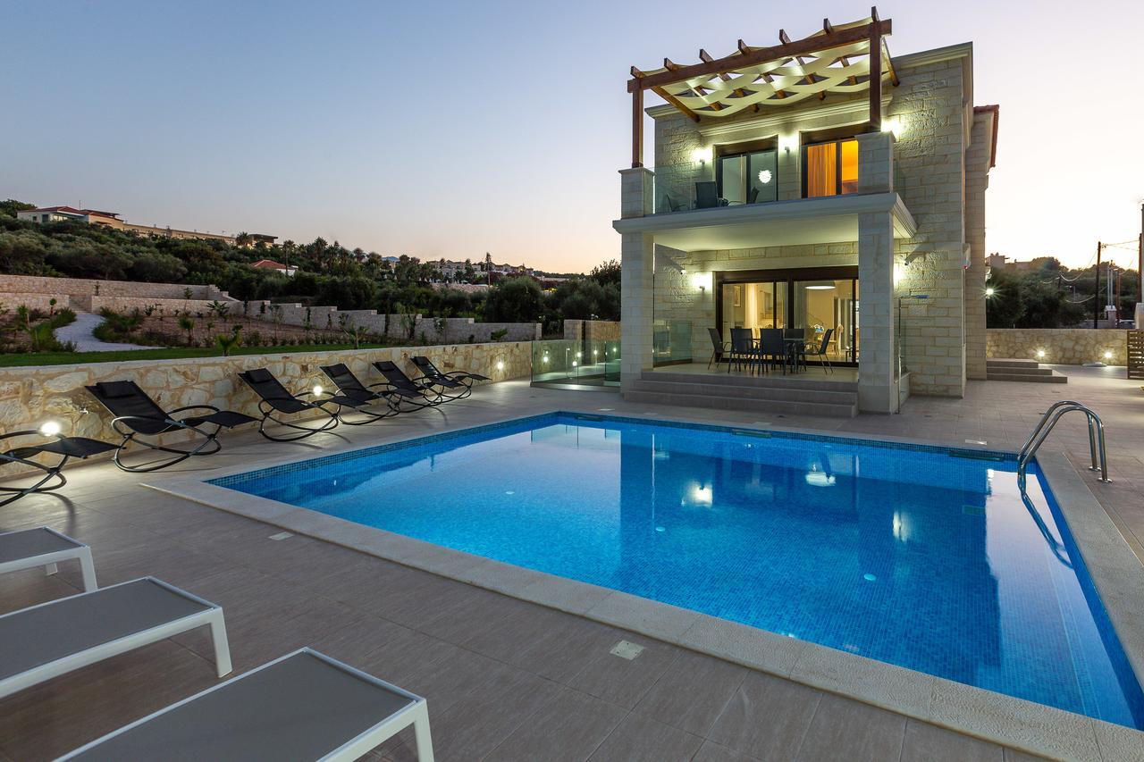 Eudora Luxury Stone Villa Almirida Eksteriør bilde