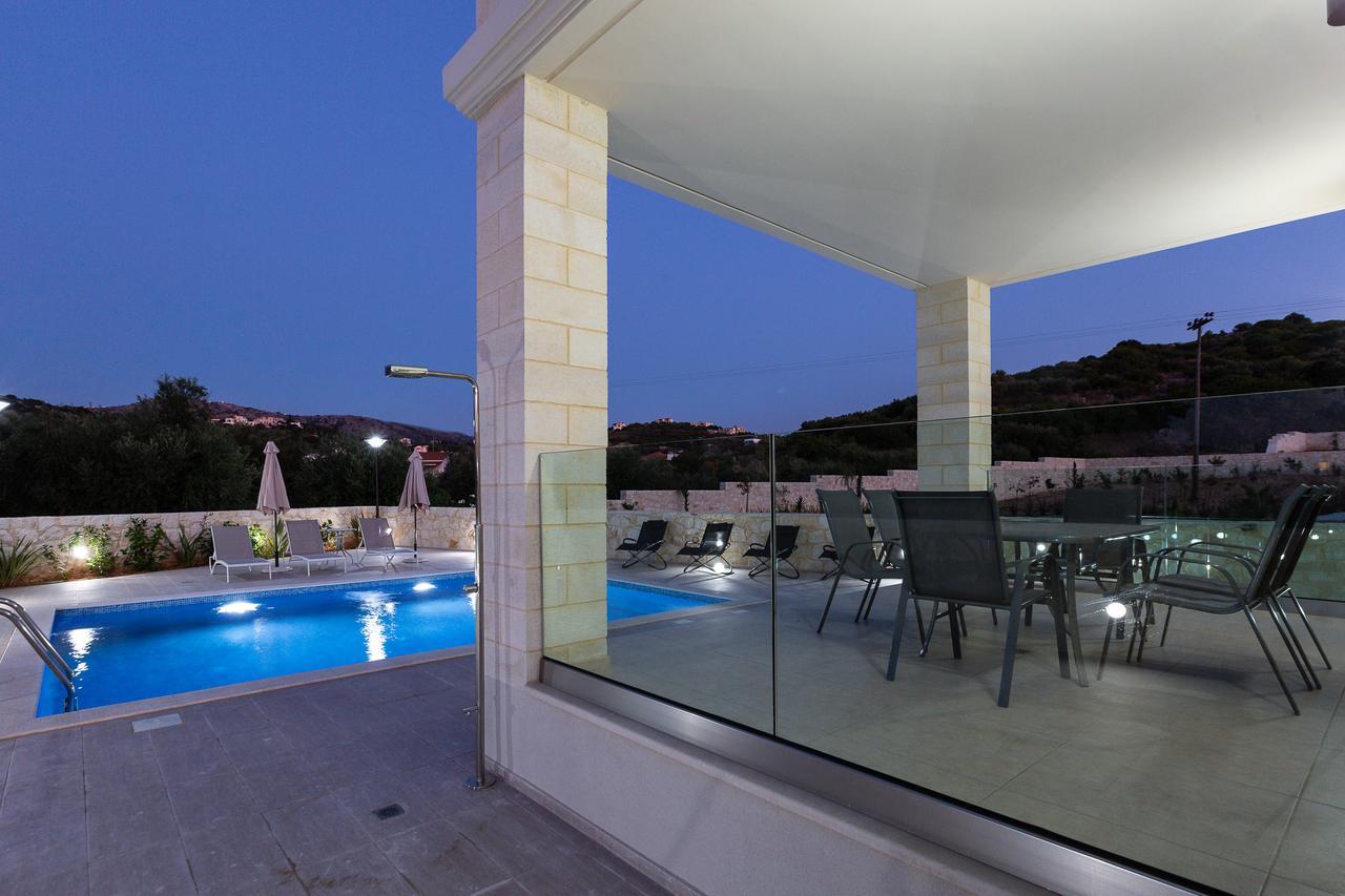 Eudora Luxury Stone Villa Almirida Eksteriør bilde