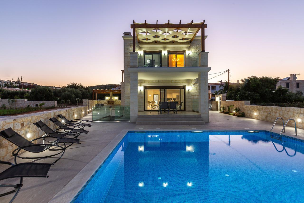 Eudora Luxury Stone Villa Almirida Eksteriør bilde